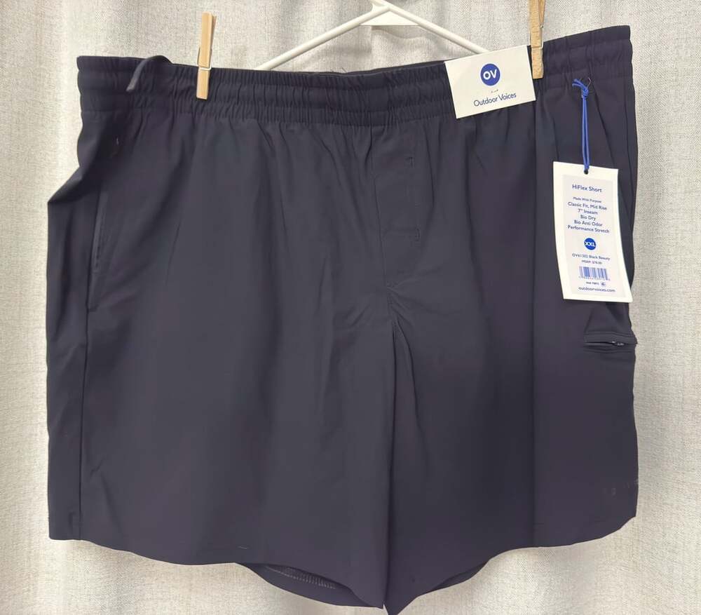 Outdoor Voices HiFlex Short Black Beauty XXL